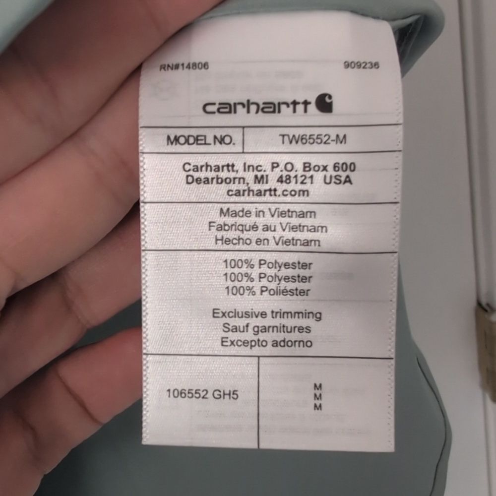 Carhartt Force Sun Defender. Casual Button Down Shirt. NWT. Men's Medium - Picture 7 of 9